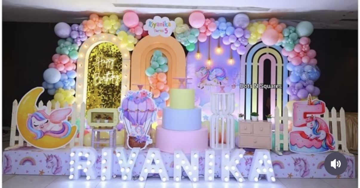 Grand Look Unicorn Birthday Theme Decor — photo 1