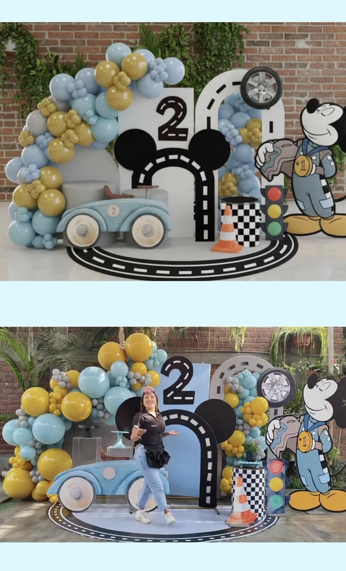 Simple birthday decor