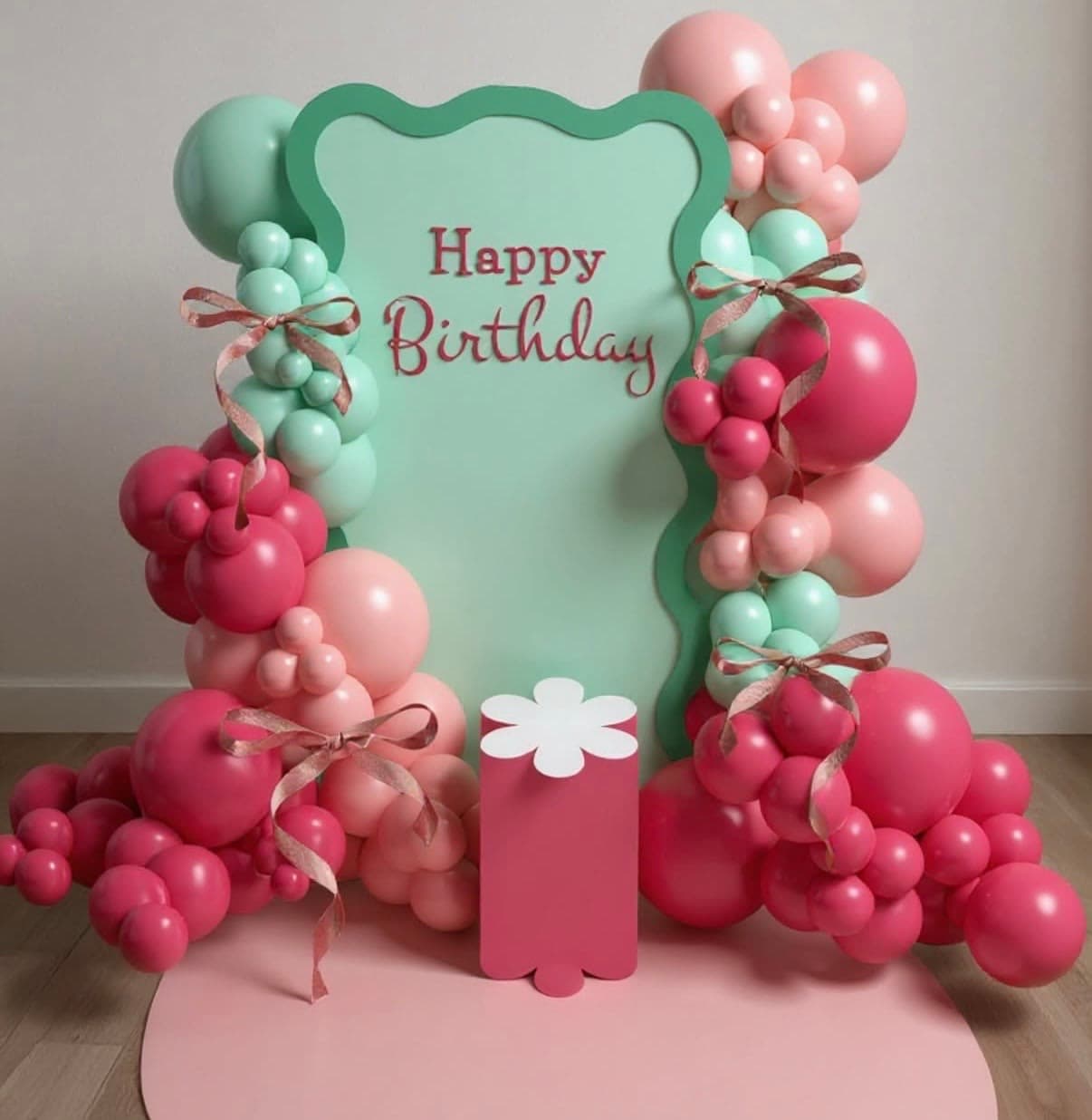 Simple balloon decor .