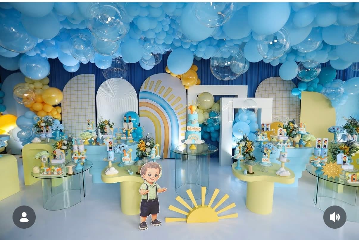 Grand balloon decor birthday