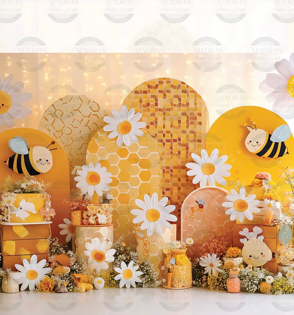 Honey bee theme birthday decorations