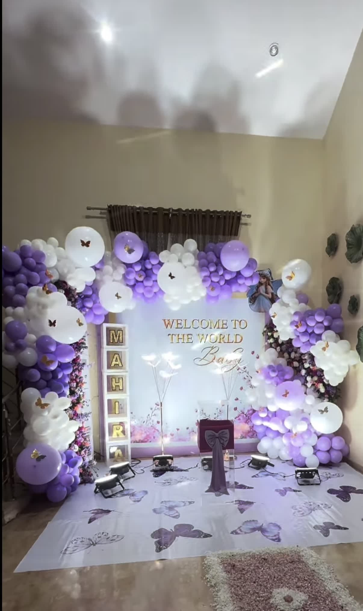 Butterfly girl birthday theme decor