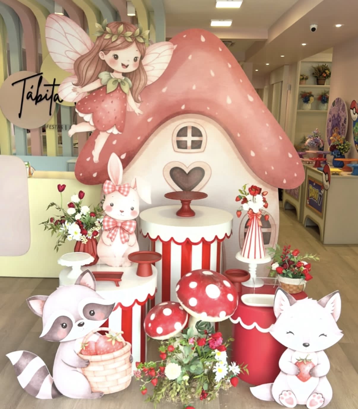 Fairy & Woodland Mushroom Birthday Theme Decoration