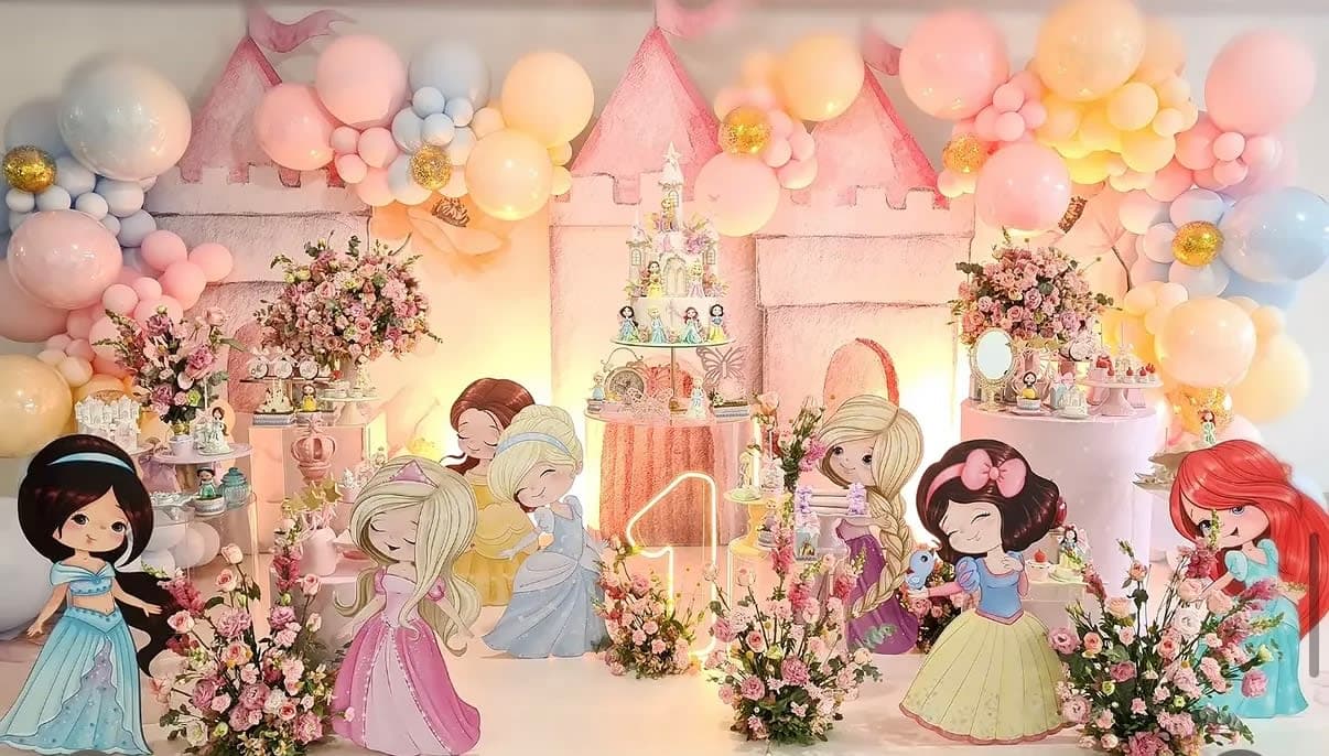 Princess Castle Birthday Decoration
