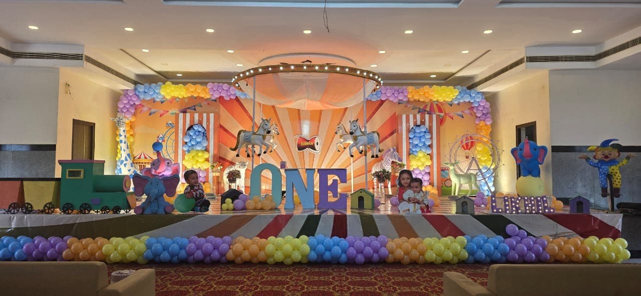Grand Carnival Circus Theme Birthday Decoration
