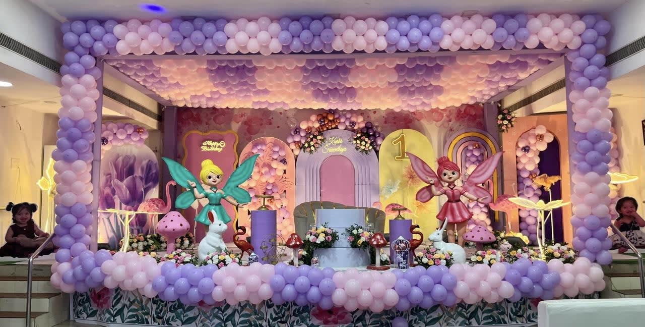 Magical Fairy Theme 1st Birthday Decoration