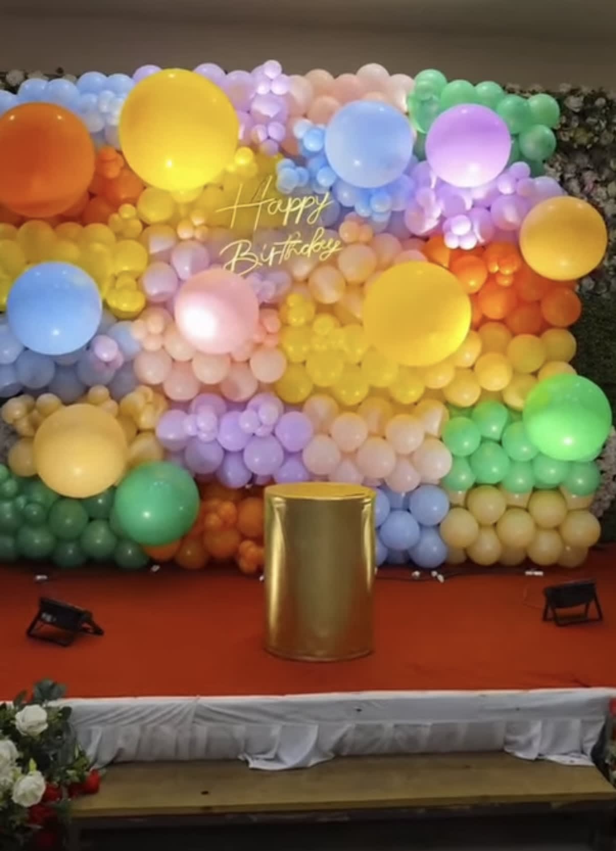 Simple Colorful Birthday Decoration