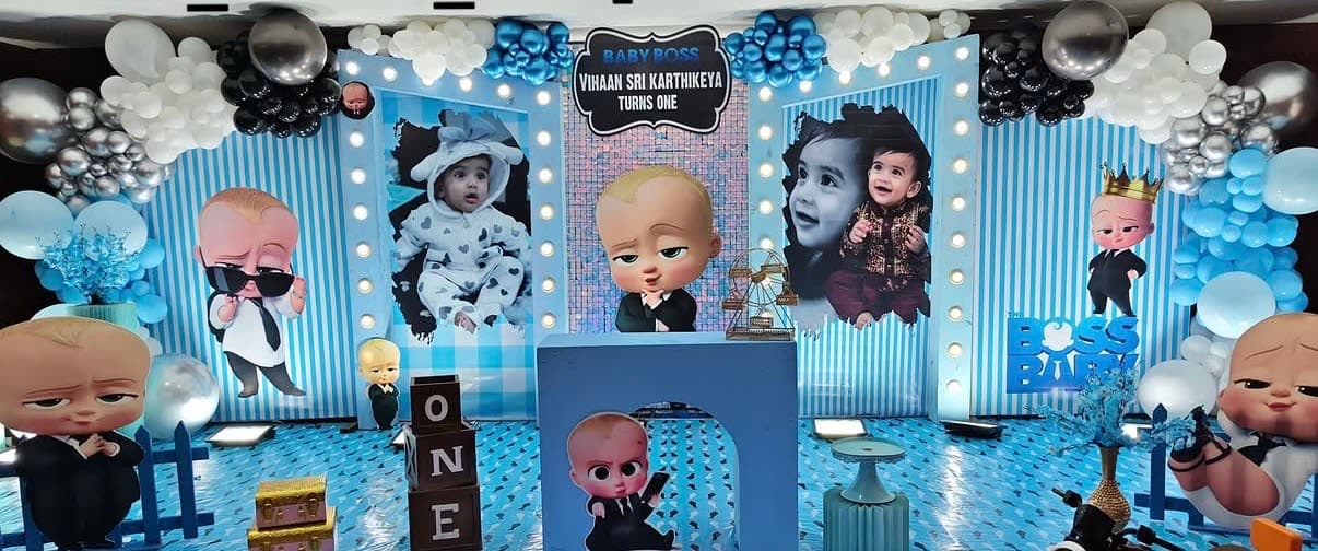 Boss Baby Theme Birthday Decoration for Boys