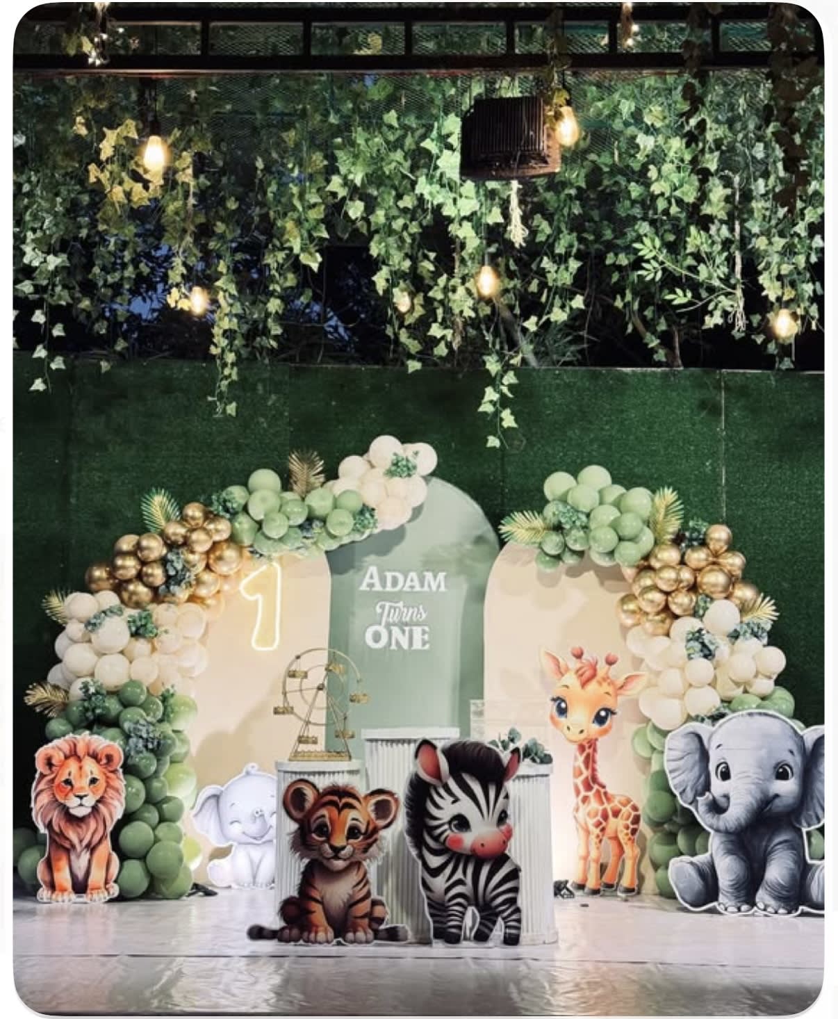 Jungle Animal Birthday Decoration