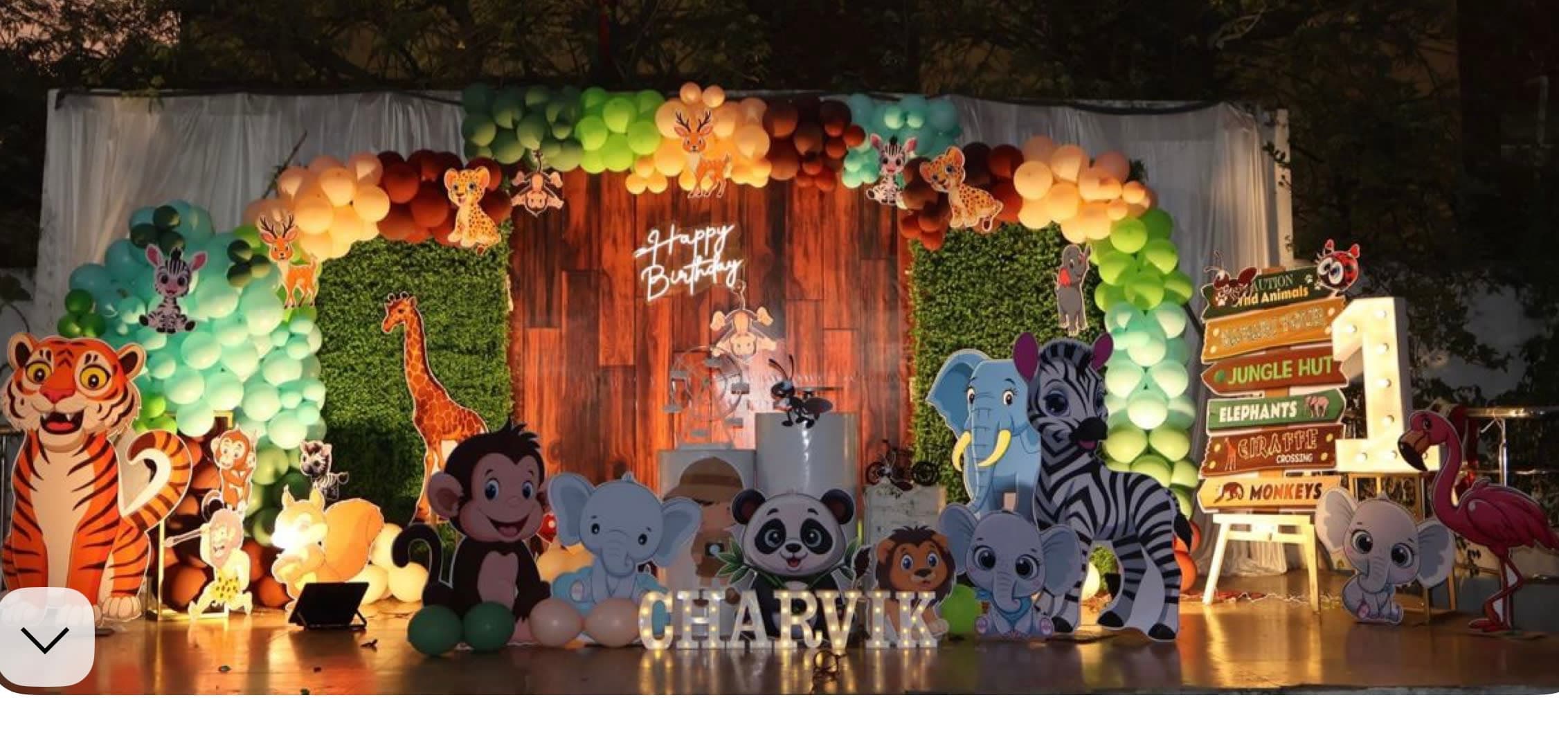 The Simbha Birthday Decoration