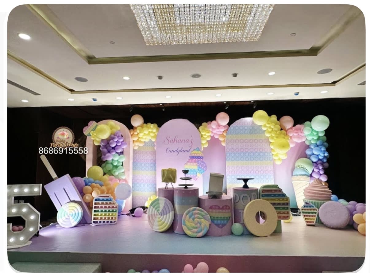 Classic Candy Balloon Birthday Decoration