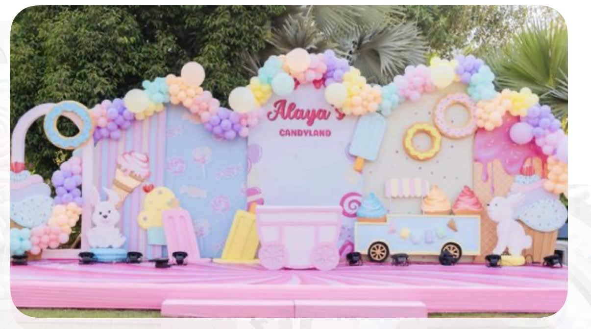 Candy Birthday Decoration