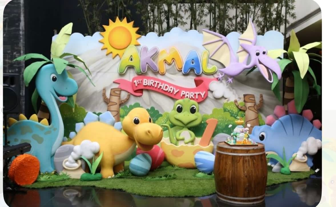 Dino World Birthday Decoration