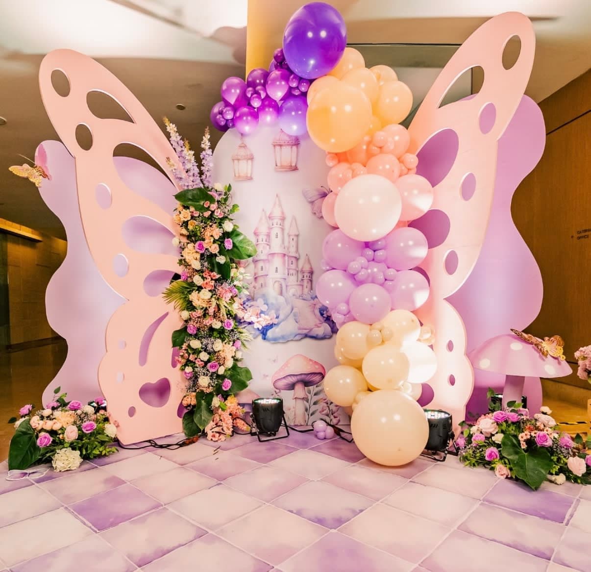 Simple butterfly decoration