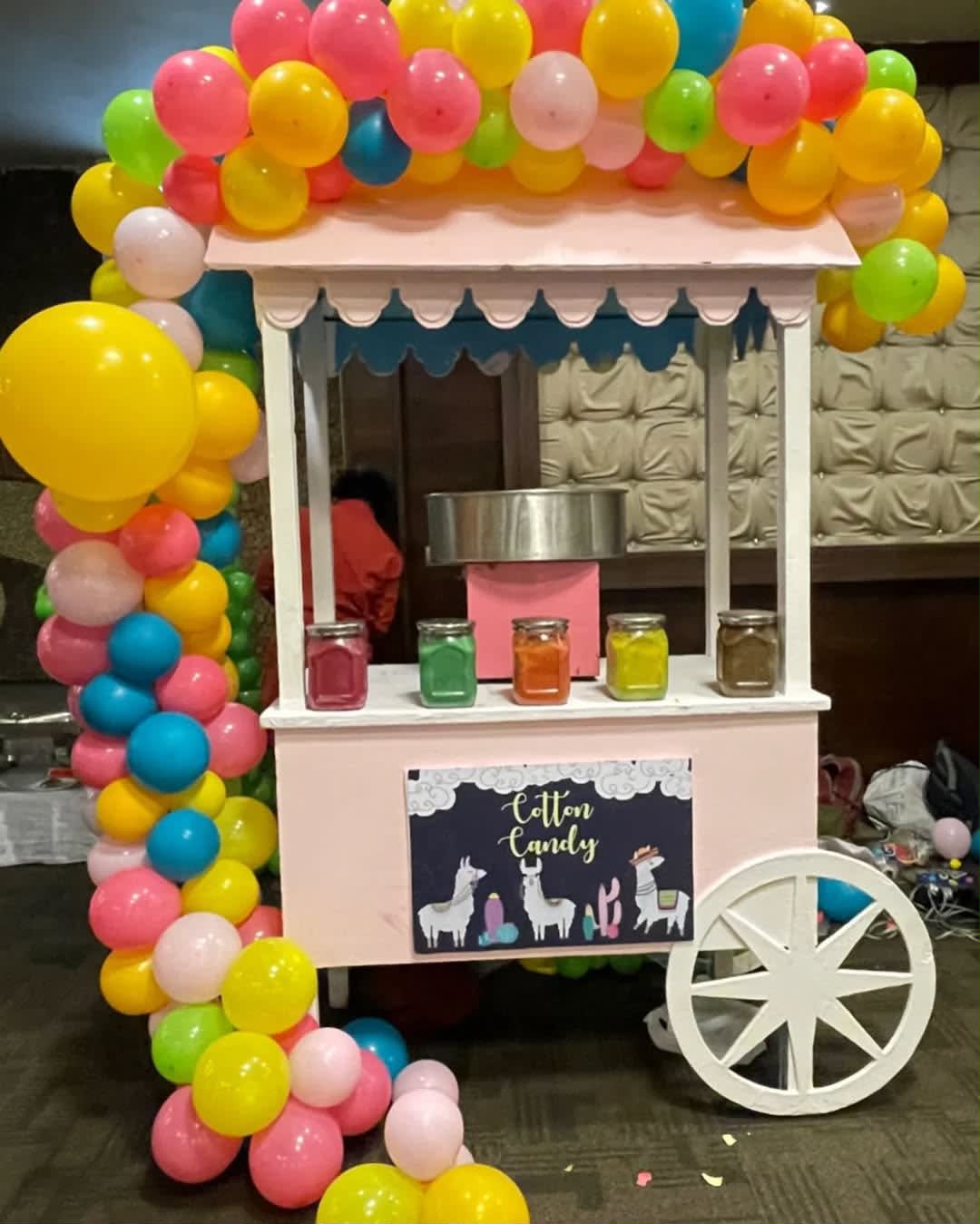 Cotton Candy Cart Rental for Kids Birthday Parties & Events