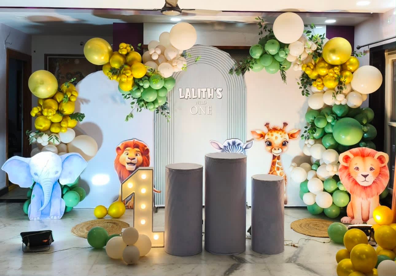 Wild One Jungle Birthday Decoration | Safari Theme Party Decor — photo 1