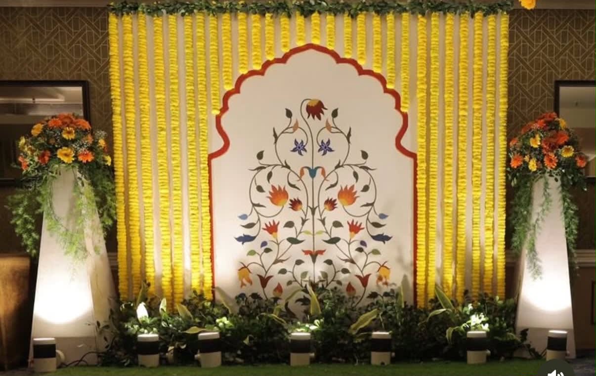 Traditional Yellow Marigold Flower Decor